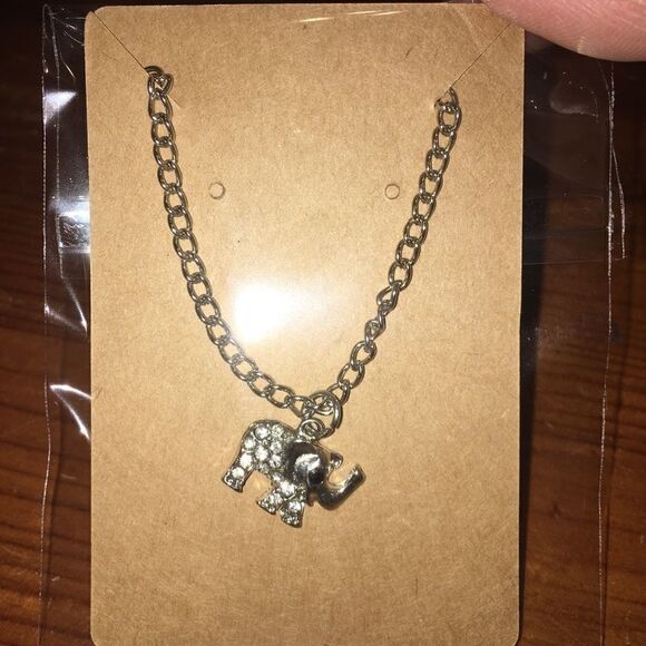 Elephant Anklet | Ankle Bracelet | Silver-tone - Picture 5 of 8